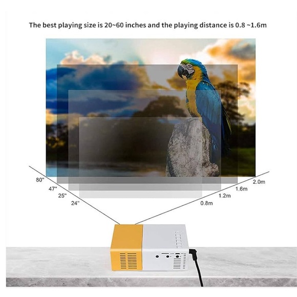 LED Portable Mini Projector - Picture 4 of 6